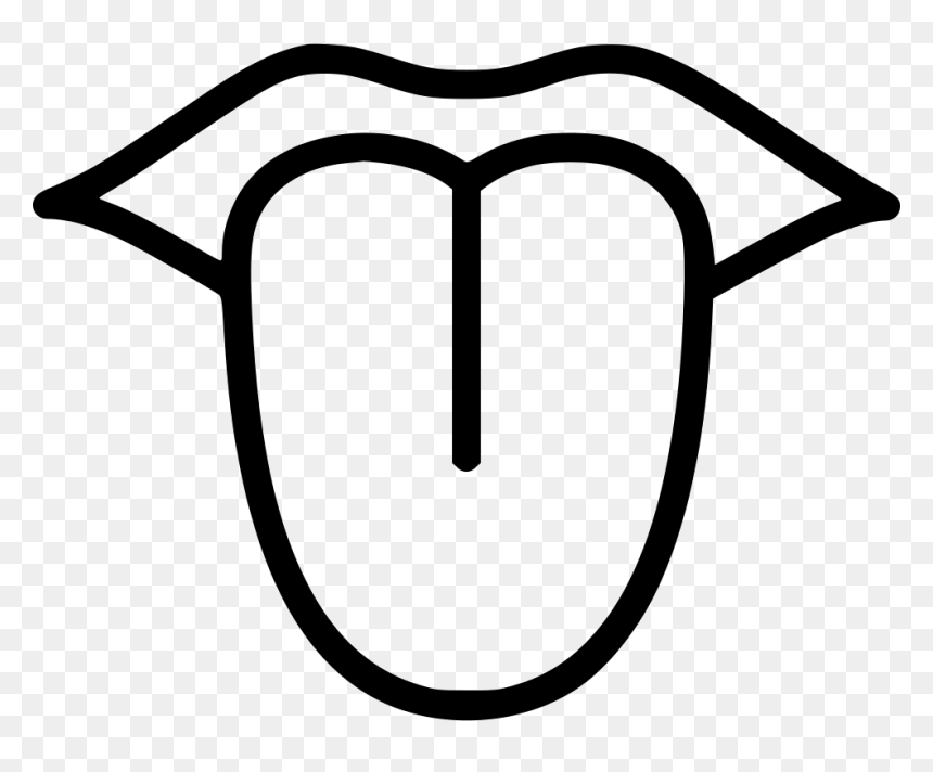 Mouth Language Tongue Biology Anatomy Medicine Comments - Tongue Black And White Png, Transparent Png - language icon png