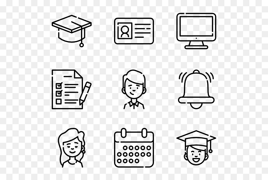 Graduation Vector Png, Transparent Png - graduation vector png