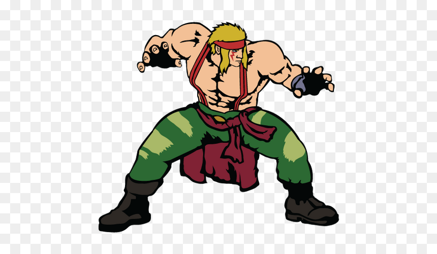 Street Fighter Clipart American - Street Fighter 5 Alex, HD Png Download - street fighter ken png
