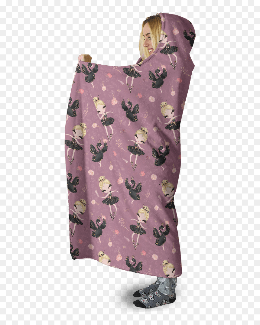 Gearhuman 3d Ballet Girl And Black Swan Custom Hooded - Paw, HD Png Download - black swan png