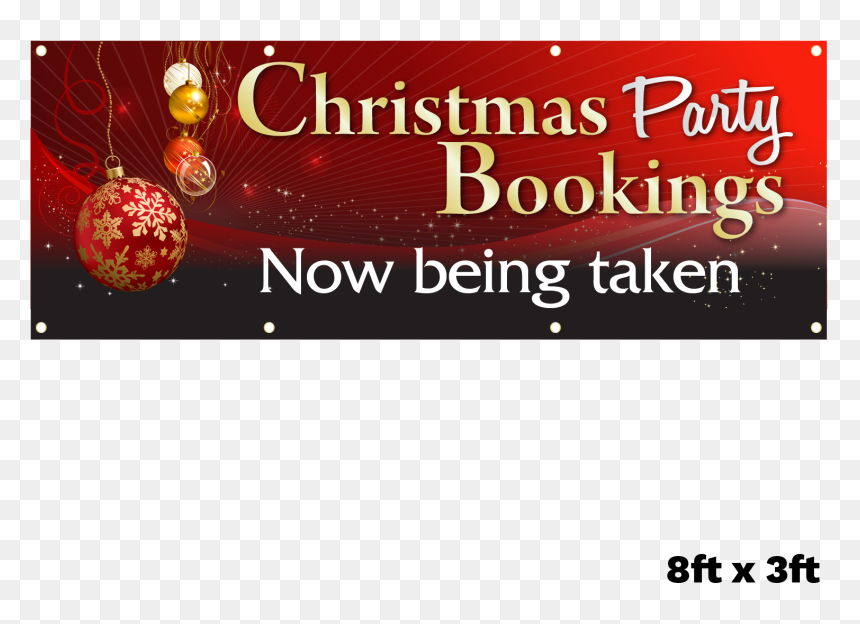 Christmas Party Vinyl Banner "
 Title="christmas Party - Christmas Party Banner Design Uk, HD Png Download - vinyl banner png