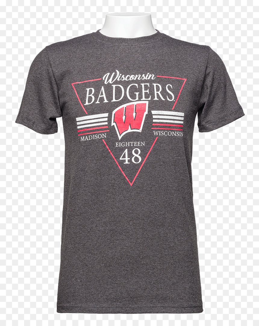 Active Shirt, HD Png Download - wisconsin badgers logo png