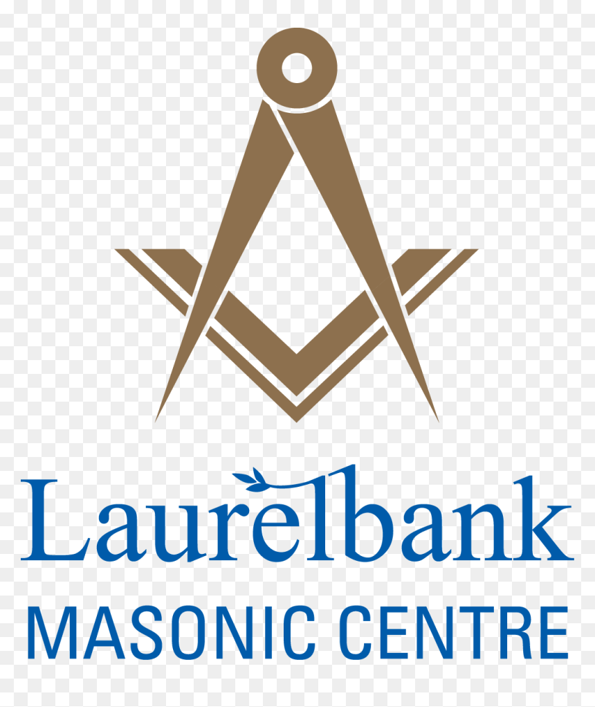 Laurelbank Masonic Logo V6 Master Cmyk - Graphic Design, HD Png Download - masonic logo png