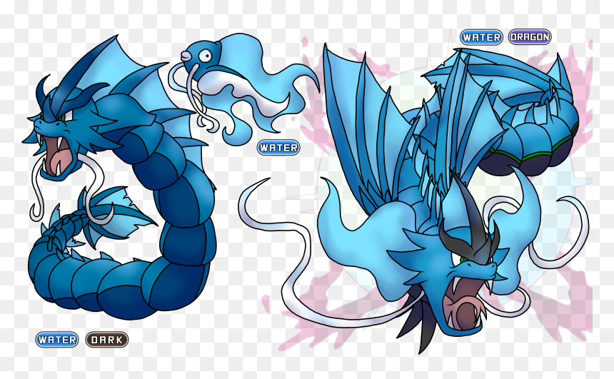 Alolan Gyarados, HD Png Download - gyrados png