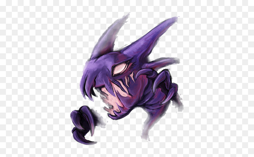 Gyarados Clipart Pokmon Gengar Purple Transparent Png - Haunter, Png Download - gyrados png