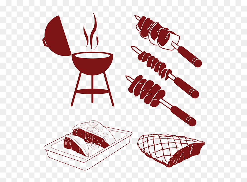 Bbq Clip Art, HD Png Download - meat icon png