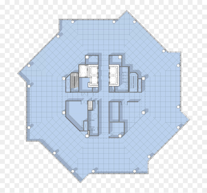 Us Bank Tower Plan, HD Png Download - san antonio skyline silhouette png