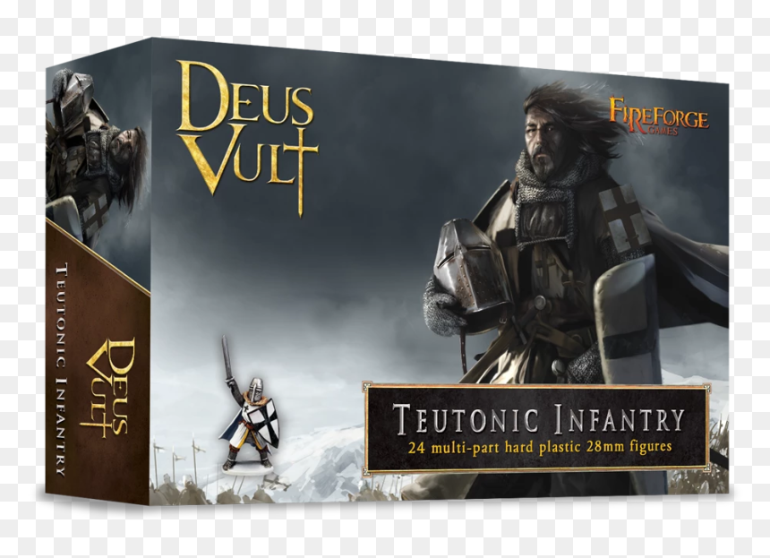 Ff005 Teutonic Infantry, HD Png Download - deus vult png