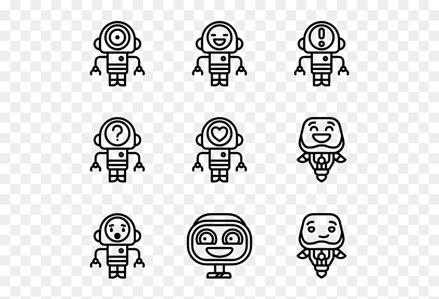 Simbolo Per Educazione Fisica, HD Png Download - robot vector png