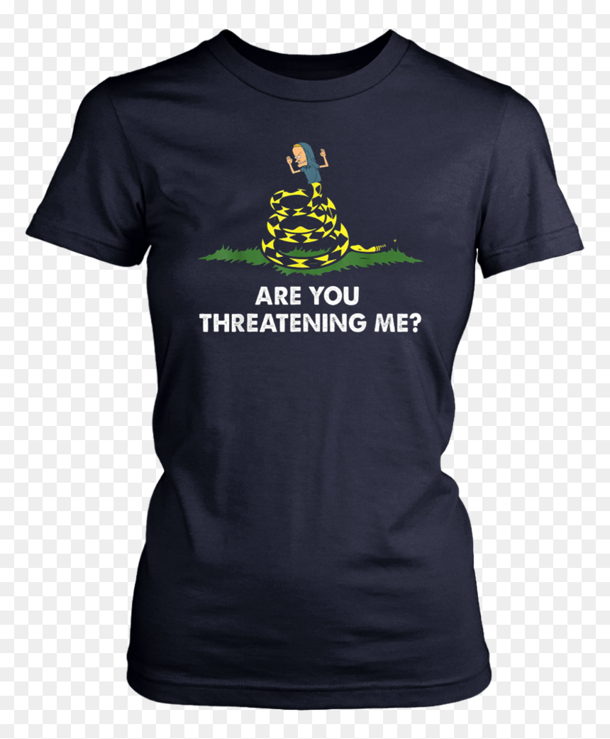 Gadsden Flag Beavis Are You Threatening Me T-shirt - Britney Spears Toxic Shirt, HD Png Download - gadsden flag png