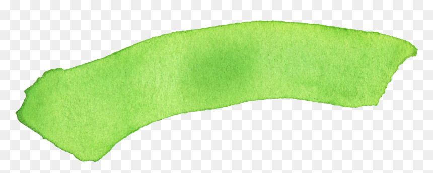 Green Watercolor Png Brush, Transparent Png - green brush stroke png