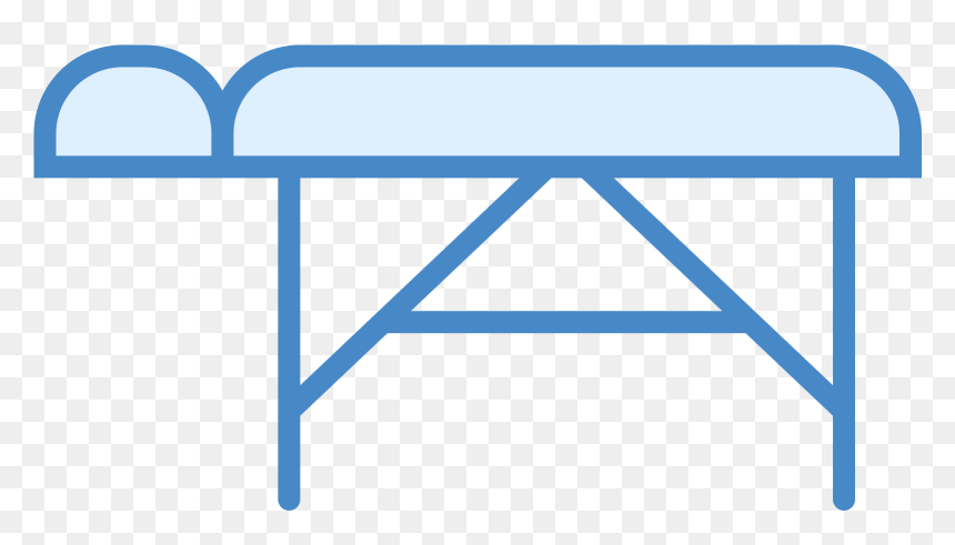 Massage Table Icon - Icon, HD Png Download - table icon png
