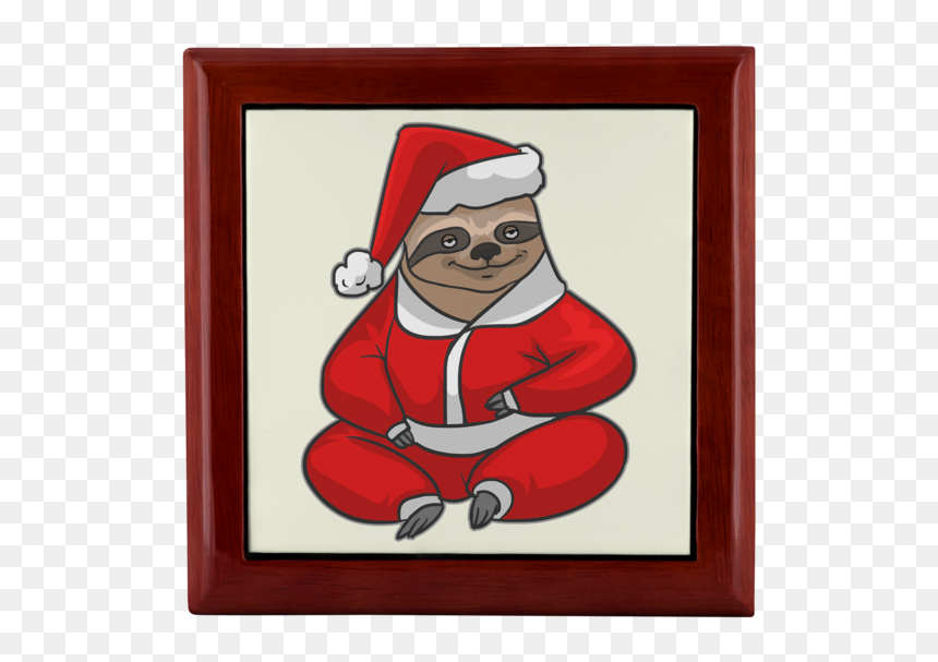 Sloth Santa, HD Png Download - christmas box png