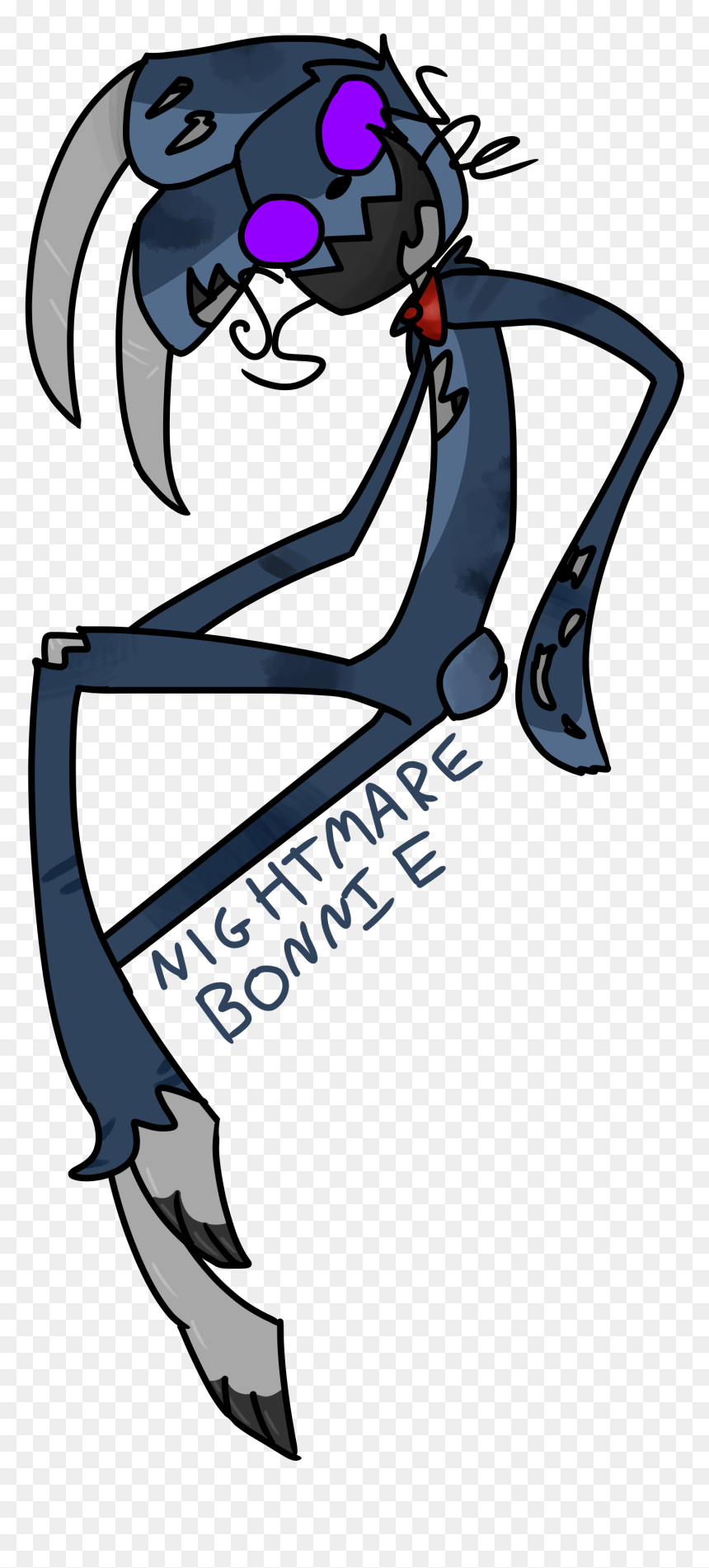 Cartoon, HD Png Download - nightmare bonnie png