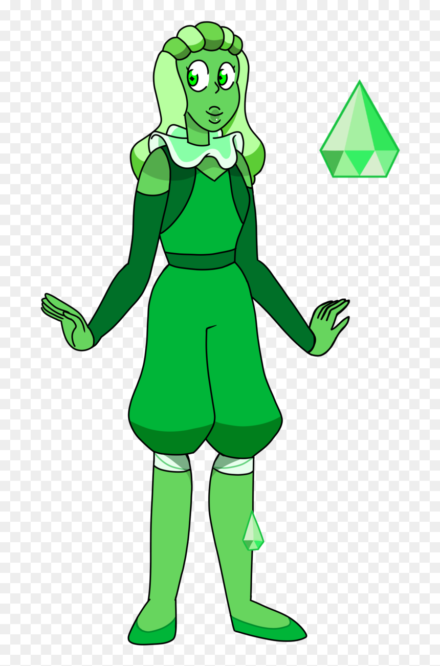 Green Diamond - Cartoon, HD Png Download - green diamond png