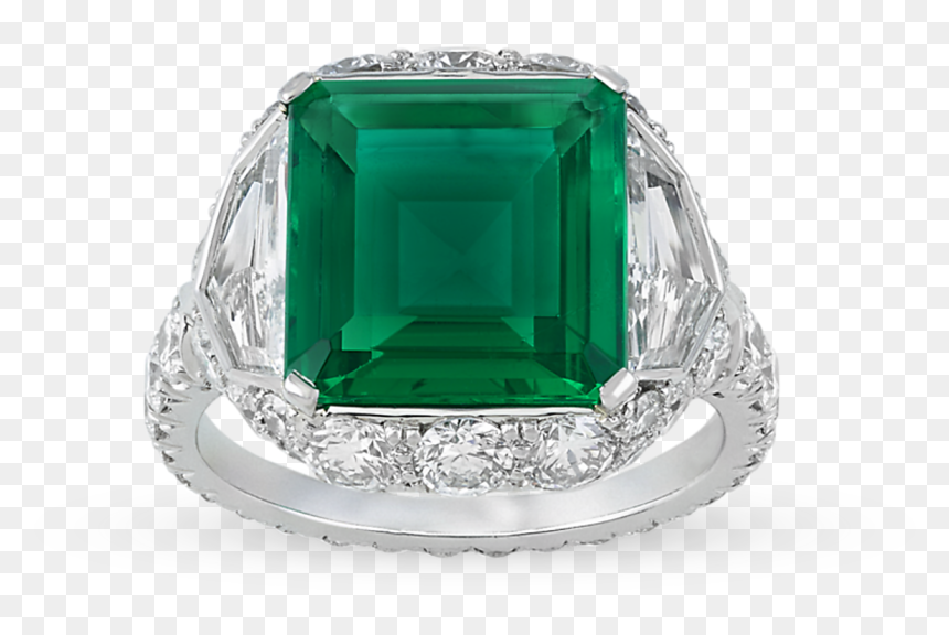 Untreated Colombian Carats Jewelry - Colombian Emerald 4 Carats, HD Png Download - green diamond png