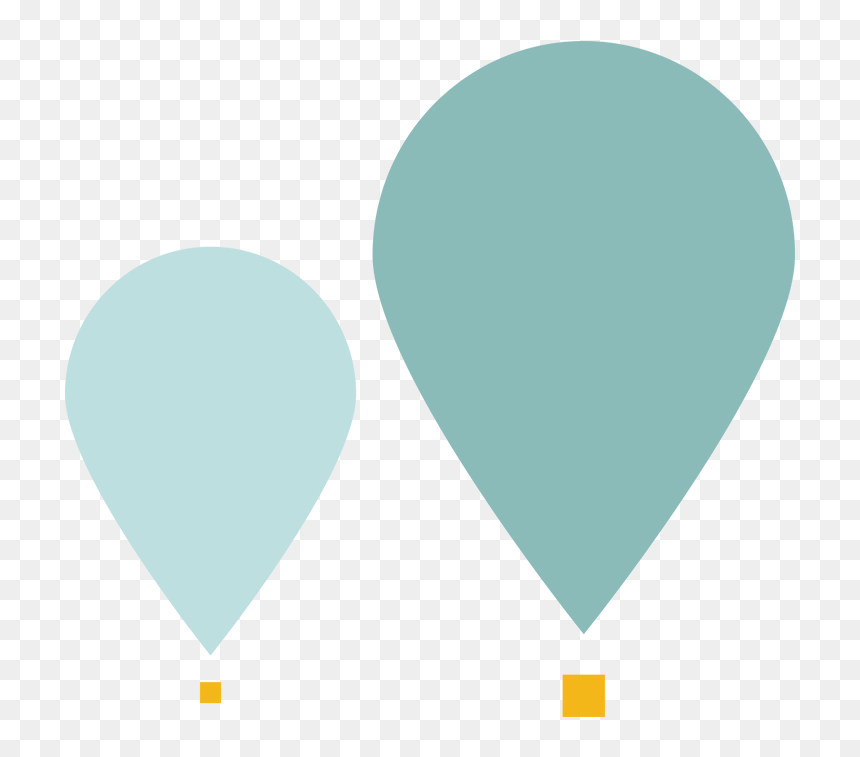 Gas Laws & Weather Balloons - Heart, HD Png Download - hot air ballon png