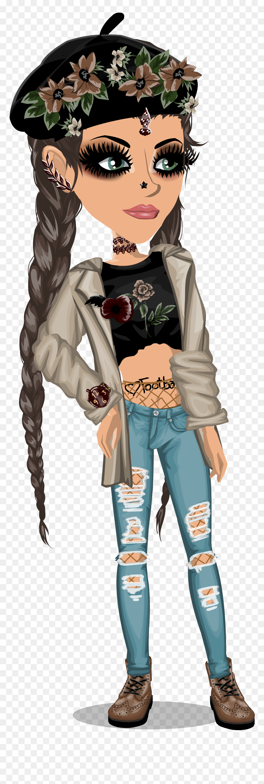 Clip Art Don T Copy Please - Cute Msp Outfits 2018, HD Png Download - tana mongeau png