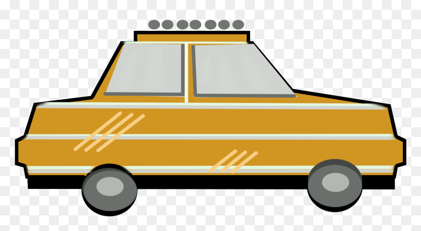 Transparent Yellow Car Png, Png Download - yellow car png