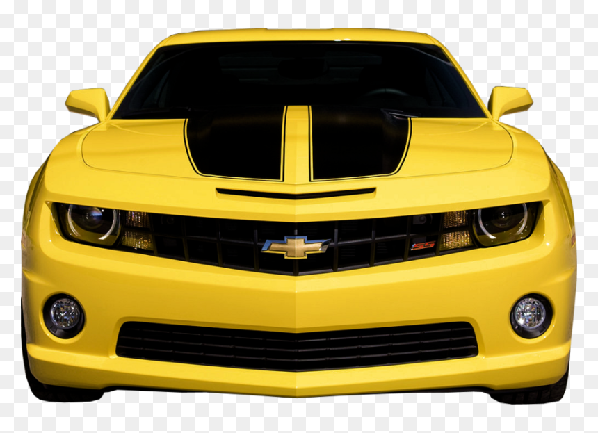 2010 Camaro Bumblebee - Chevrolet Camaro Bumblebee Front, HD Png Download - yellow car png