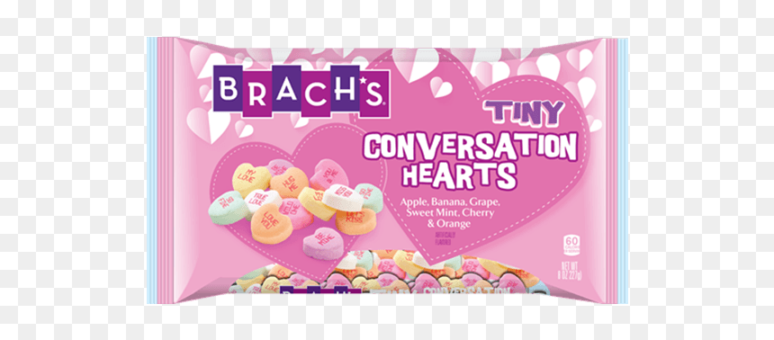 Brach's Tiny Conversation Hearts Candy, HD Png Download - tana mongeau png