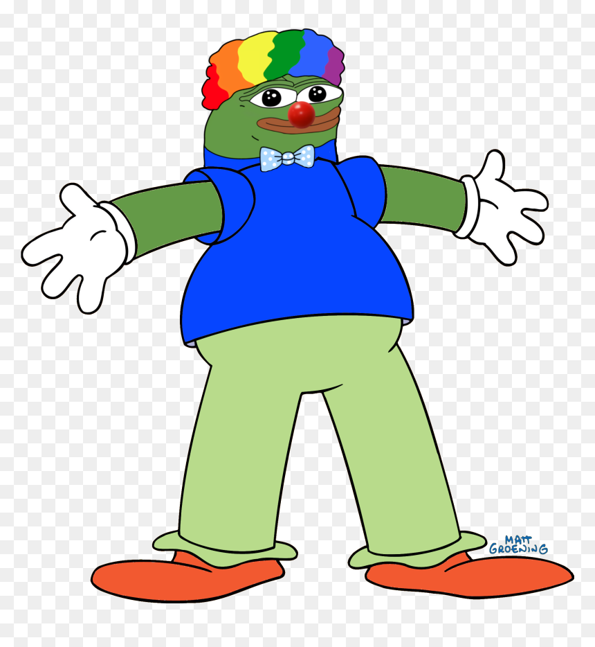Clown Pepe Honk Honk Freetoedit - Krusty The Clown Transparent Background, HD Png Download - payaso png