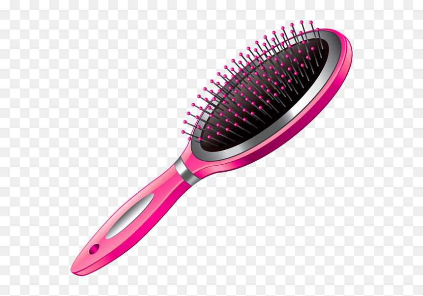 Hair Brush Clipart Png, Transparent Png - hair comb png