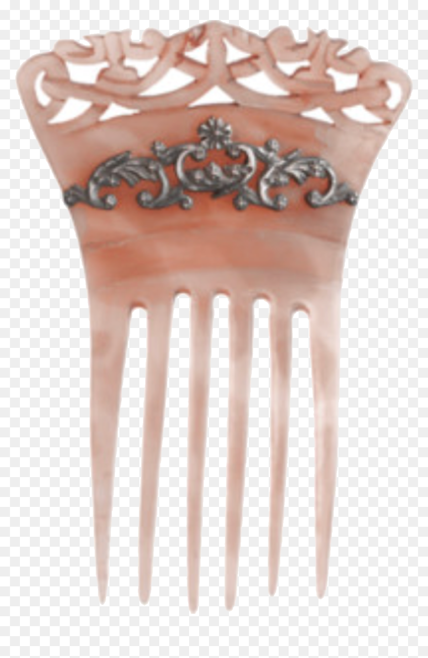 Pink Hair Comb Polyvore Moodboard Filler Hair Png, - Old Fashion Hair Comb, Transparent Png - hair comb png