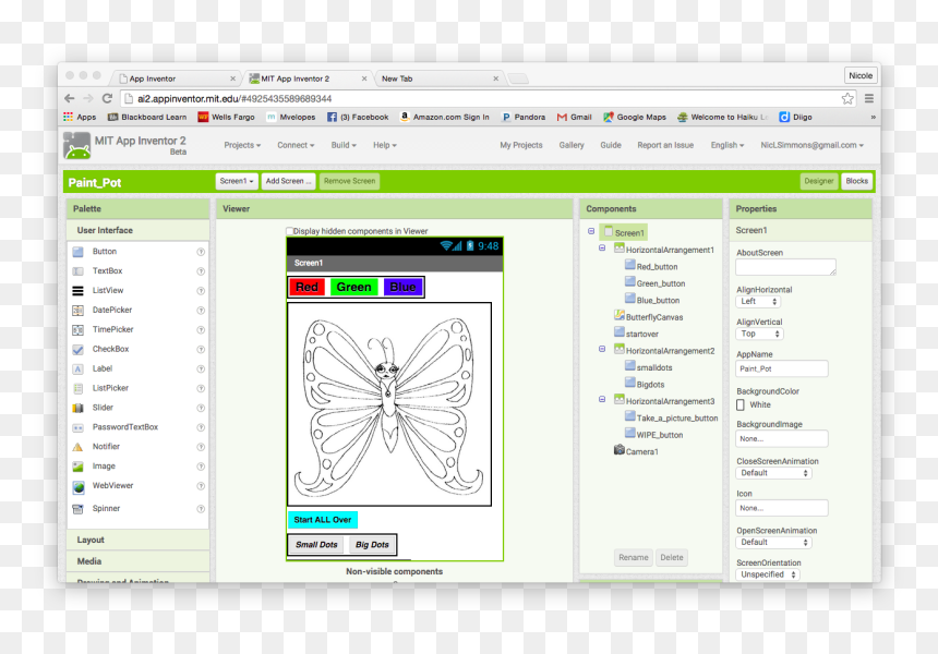 Butterfly Coloring Pages For Kids, HD Png Download - restart button png