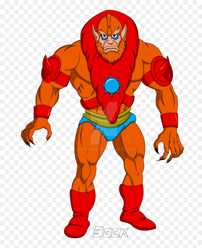 Beast Man He-man Trap Jaw Male Clip Art - Beast Man Motu Art, HD Png Download - heman png