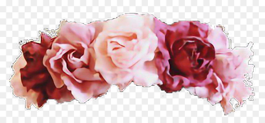 Flower Crown Overlays Picsart - Poop Emoji With Flowers, HD Png Download - red flower crown png