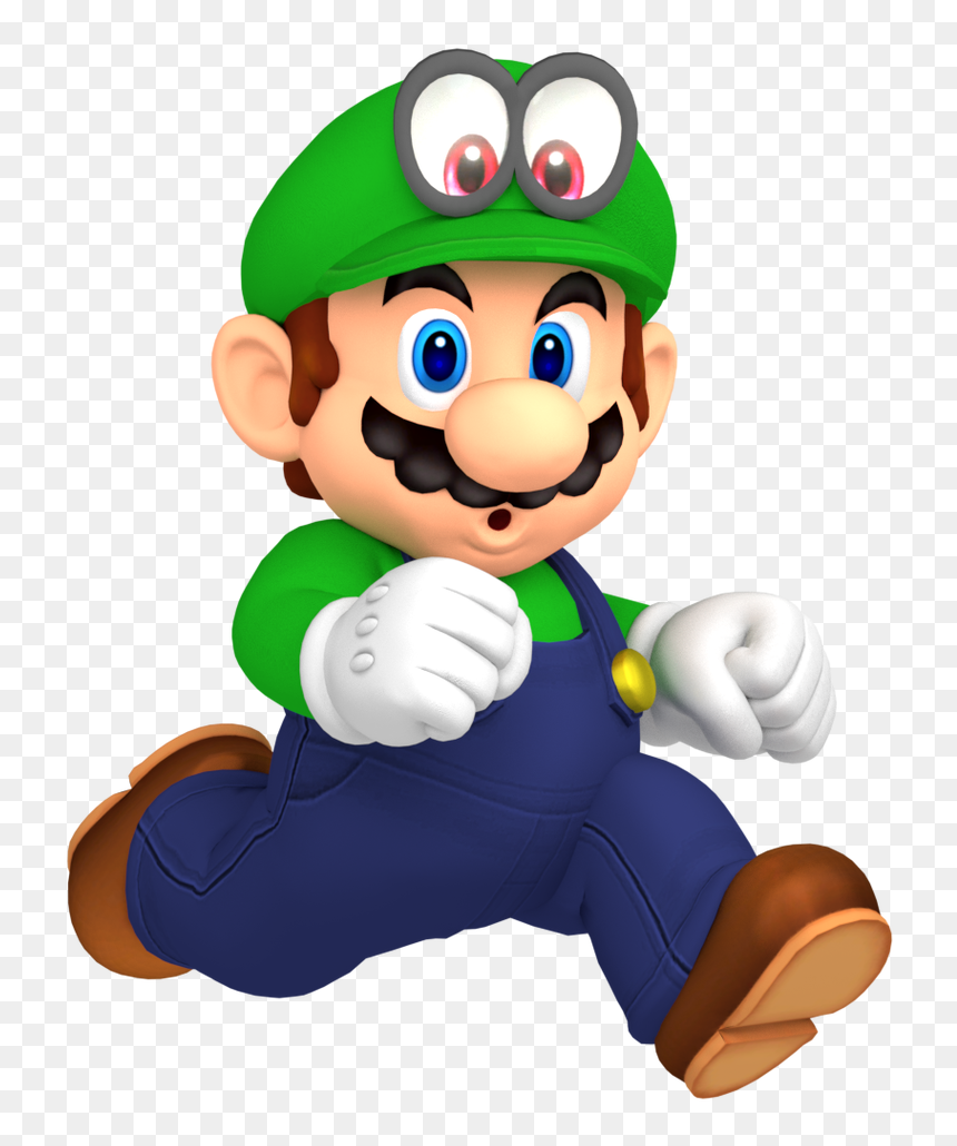 Mario Luigi Png - Mario Odyssey Luigi Costume, Transparent Png - boo mario png