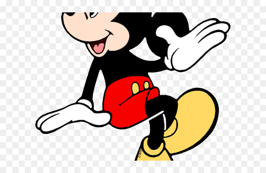 Mickey Mouse Clipart Captain - Cartoon, HD Png Download - mickey mouse hand png
