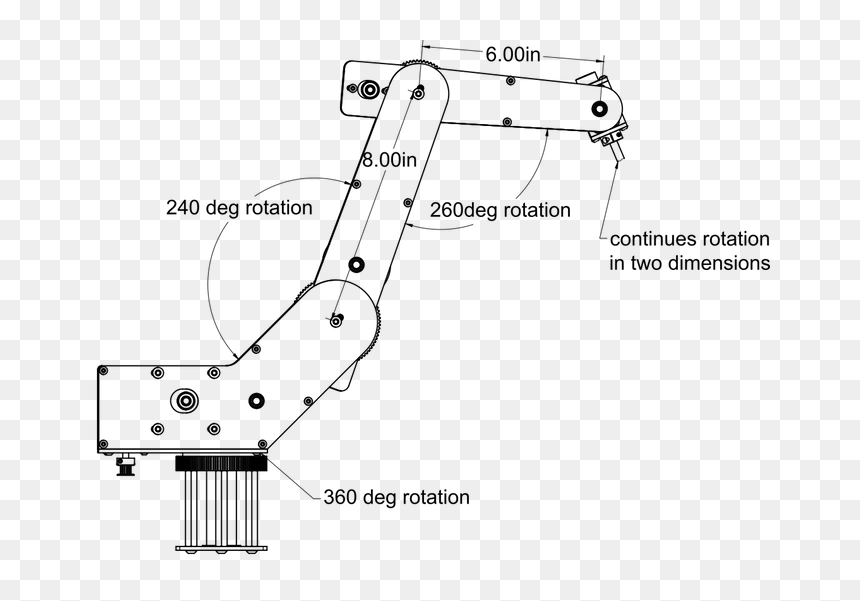 Clip Art Robotic Claw, HD Png Download - robotic arm png