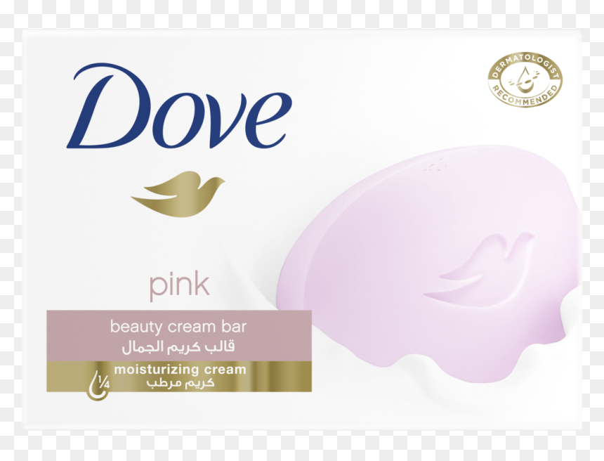Dove Pink Beauty Bar 135g - كريم حليب جوز الهند, HD Png Download - text bar png