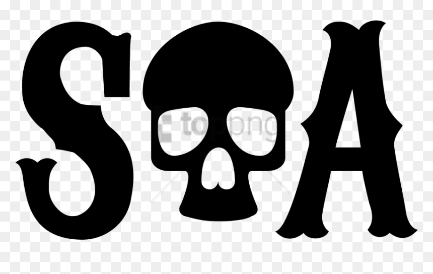 Head,personal Protective And White,symbol,clip Art,costume,eyewear,art - Sons Of Anarchy Clipart, HD Png Download - sons of anarchy png