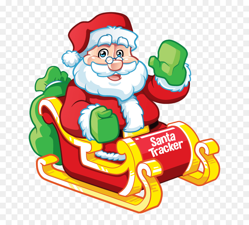 Cartoon, HD Png Download - santas sleigh png