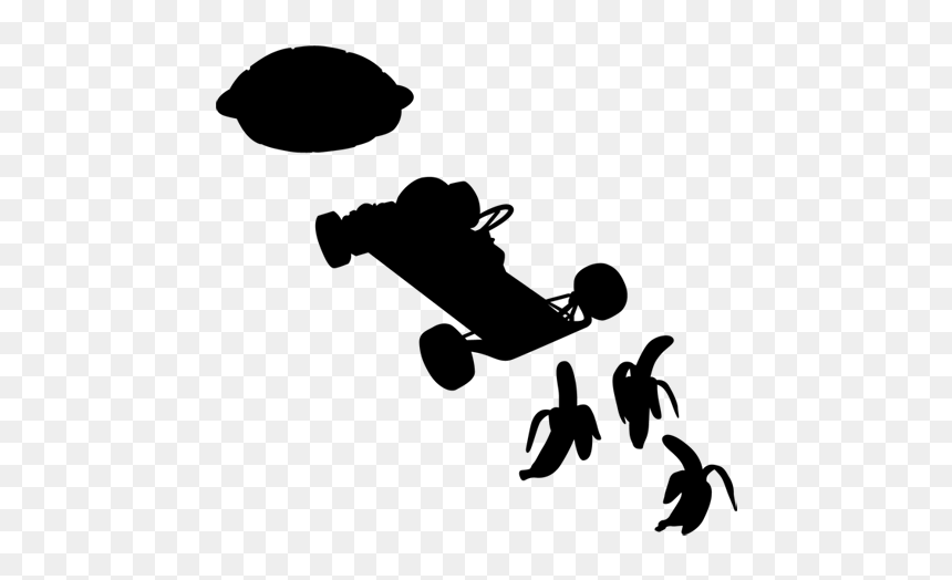 Silhouette, HD Png Download - skateboard silhouette png