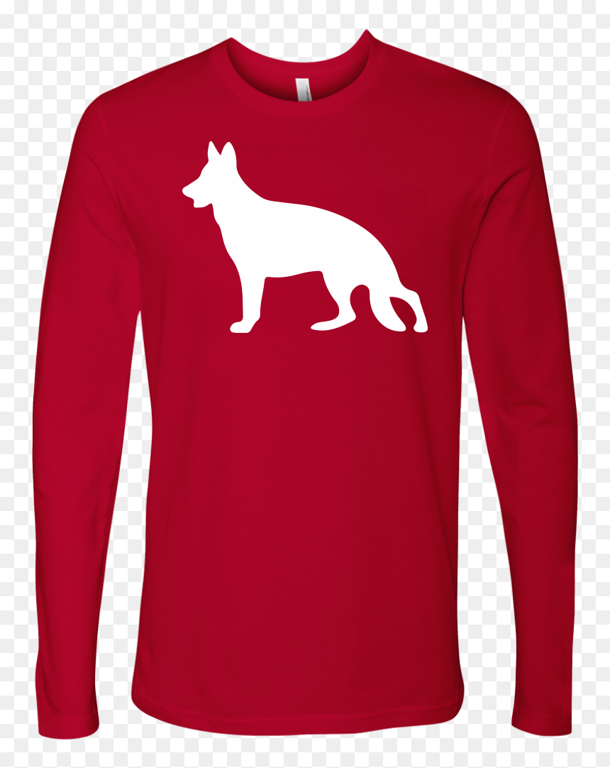 T-shirt, HD Png Download - german shepherd silhouette png