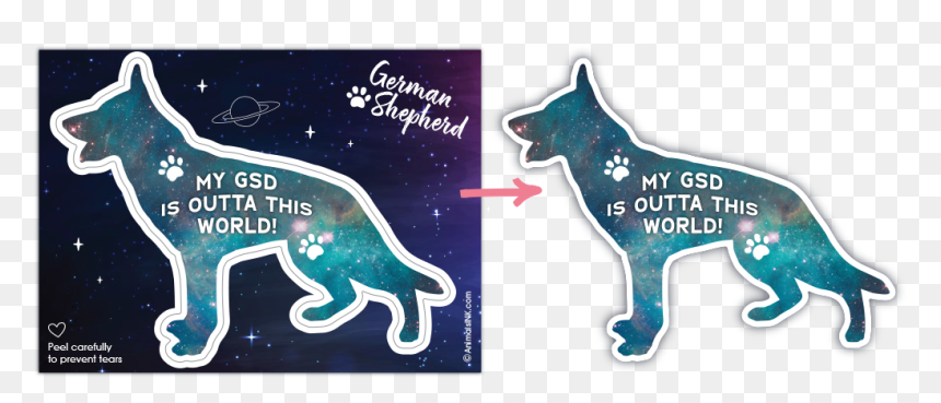 Canadian Eskimo Dog, HD Png Download - german shepherd silhouette png