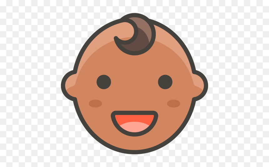 Cartoon Baby Wikimedia Commons, HD Png Download - art emoji png