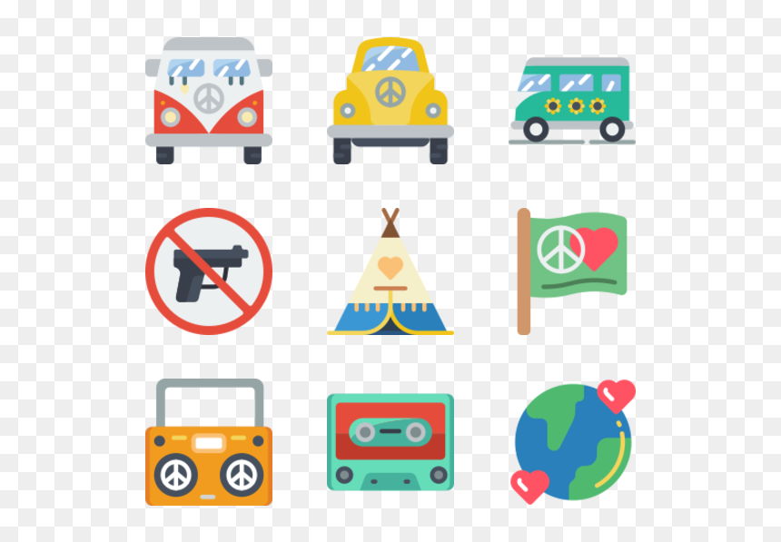 Clip Art, HD Png Download - hippie glasses png