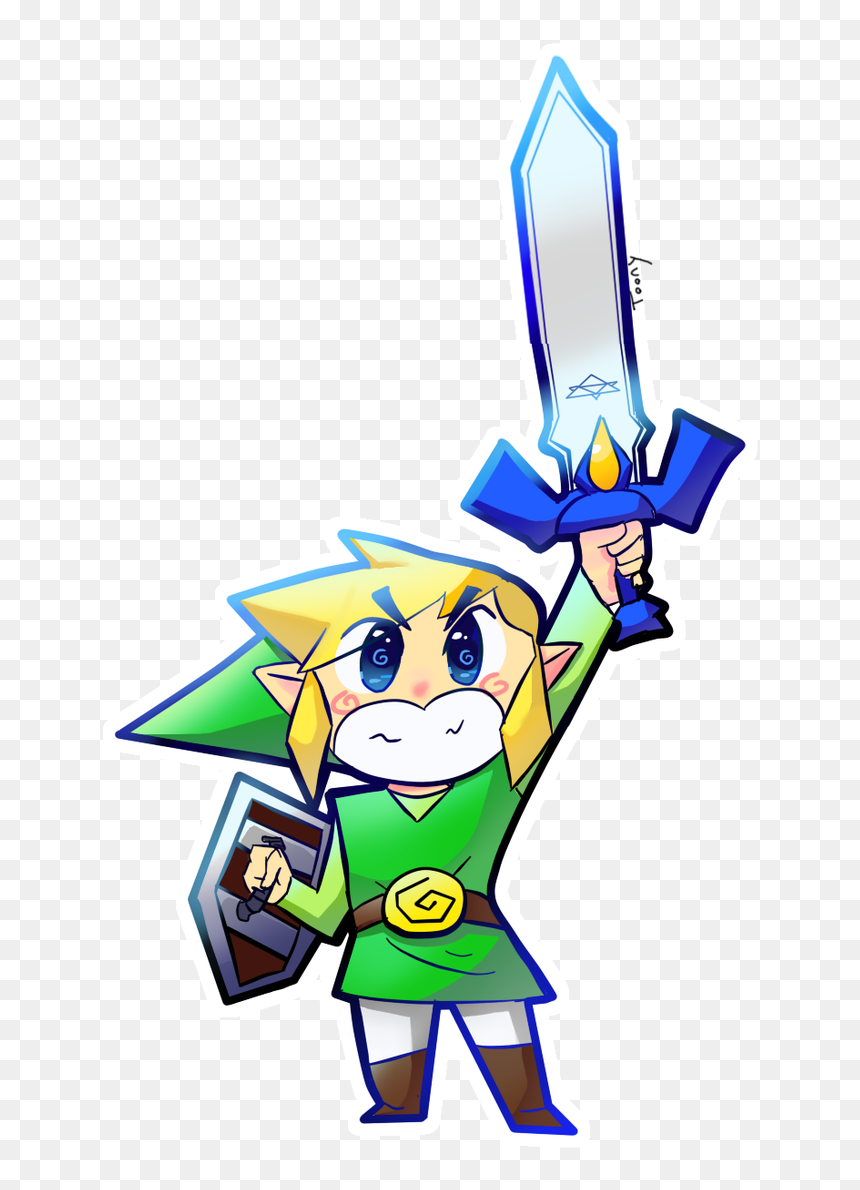 Cartoon, HD Png Download - wind waker link png