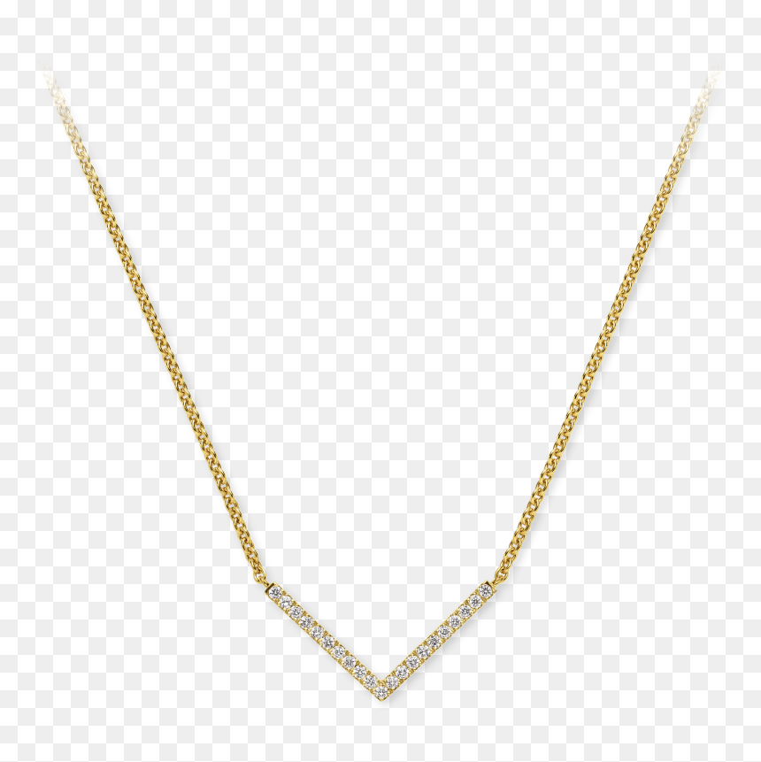 Necklace, HD Png Download - gold anchor png