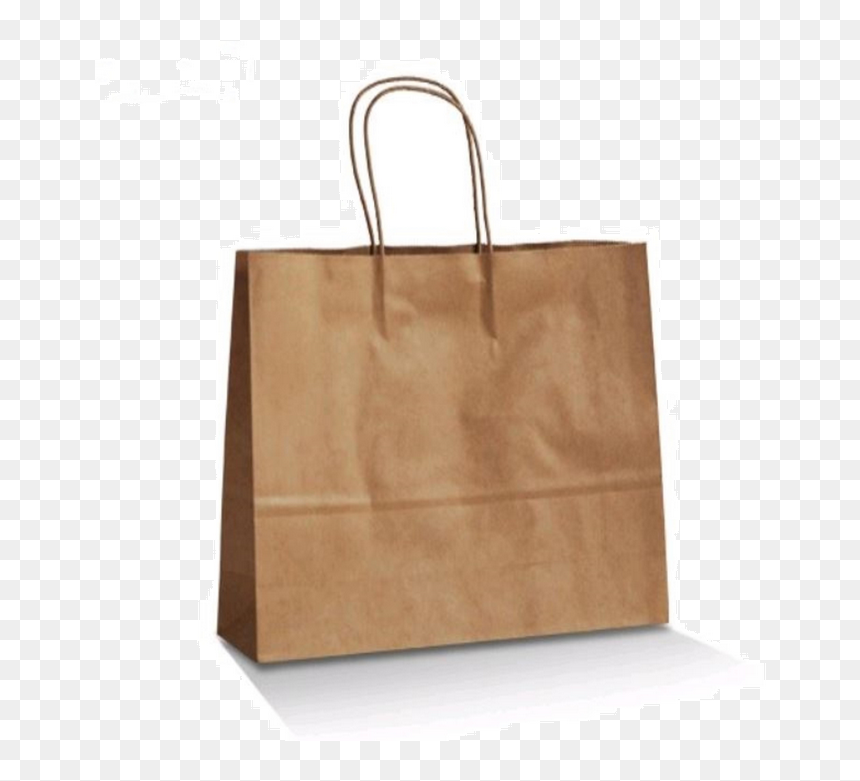 Tote Bag, HD Png Download - brown paper bag png