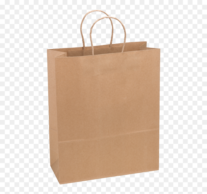 Kraft Paper Bag, HD Png Download - brown paper bag png