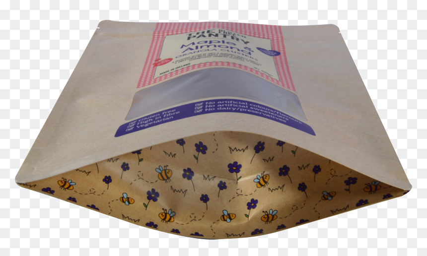 Custom Logo And Food Grade Brown Kraft Paper Bags - Book, HD Png Download - brown paper bag png