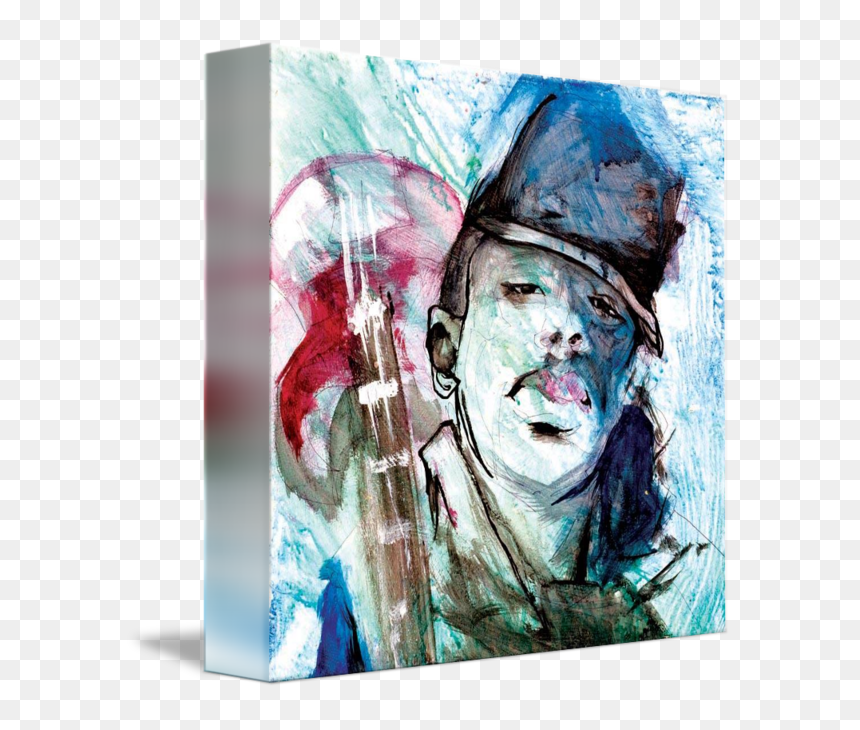 Art Modern Watercolor Paint Portrait Acrylic Painting - Watercolor Paint, HD Png Download - acrylic paint png