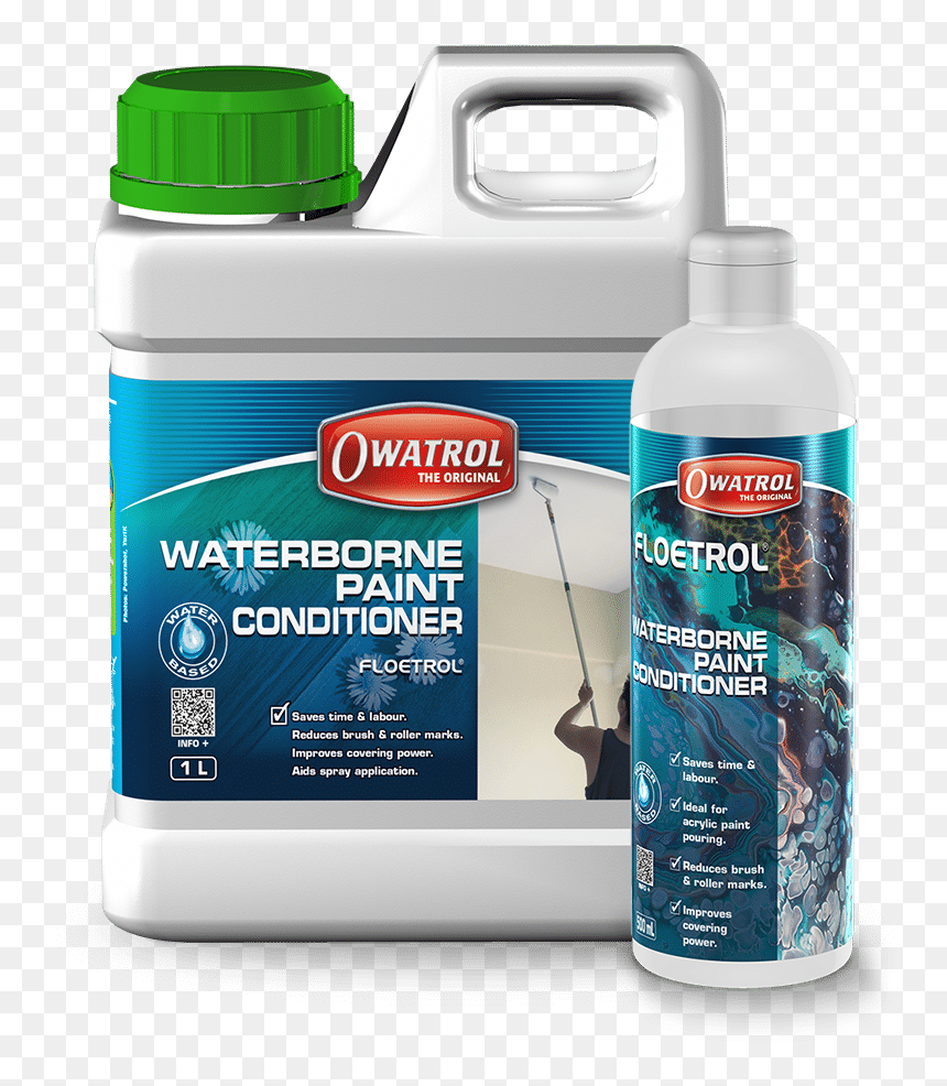 Floetrol Packaging - Owatrol Floetrol, HD Png Download - acrylic paint png