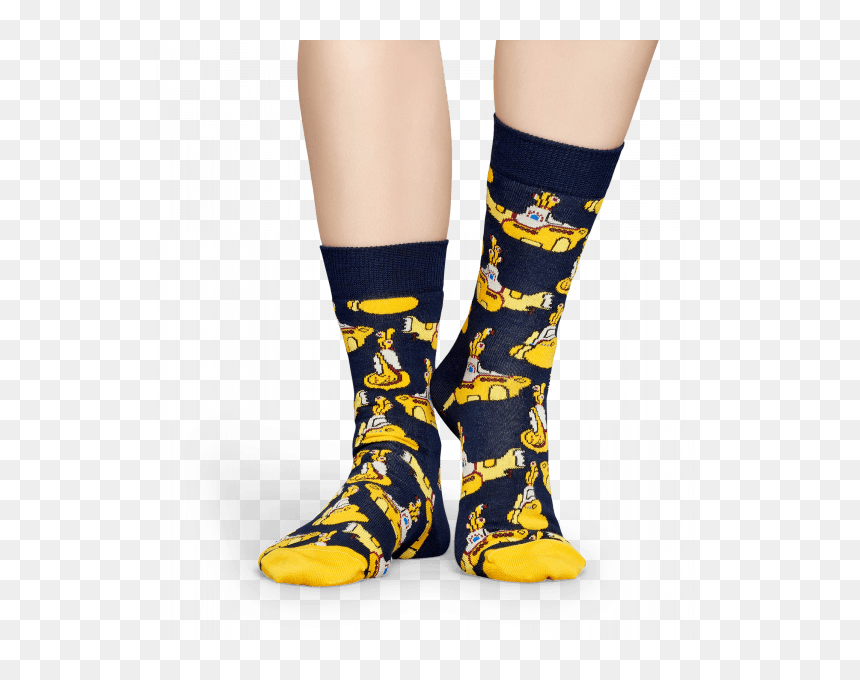 The Beatles Submarine - Yellow Submarine Happy Socks, HD Png Download - yellow submarine png